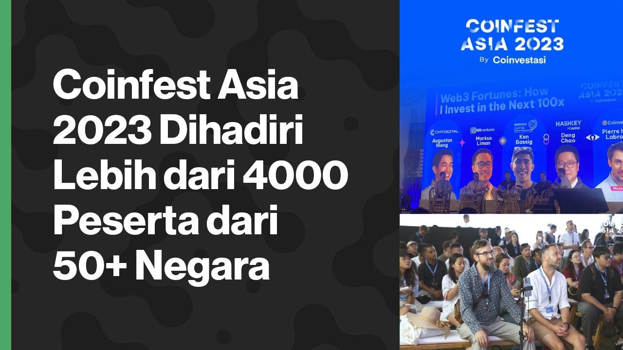 Coinfest Asia 2023 di Jimbaran, Bali. (Foto CDI)
