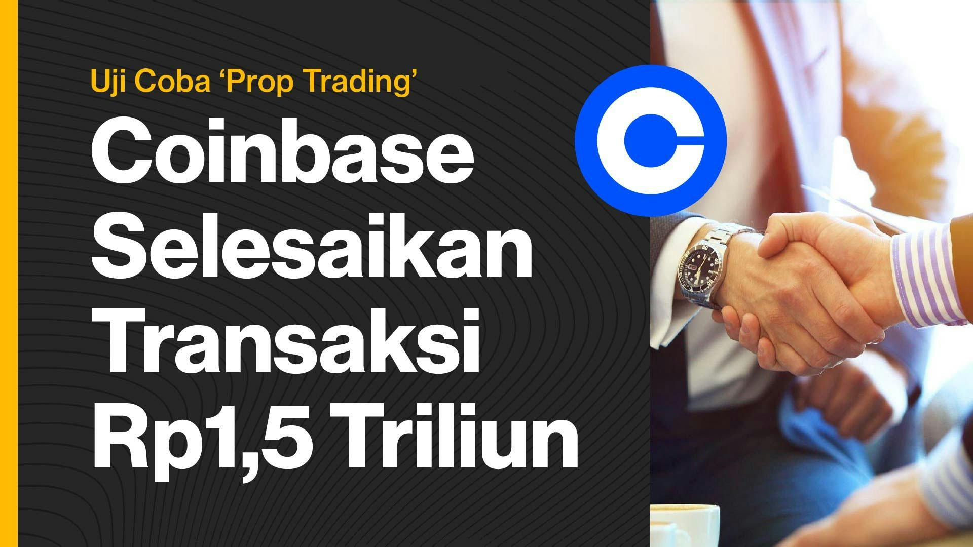 Coinbase membantah bahwa pihaknya melakukan 'prop trading'. (Foto CDI)