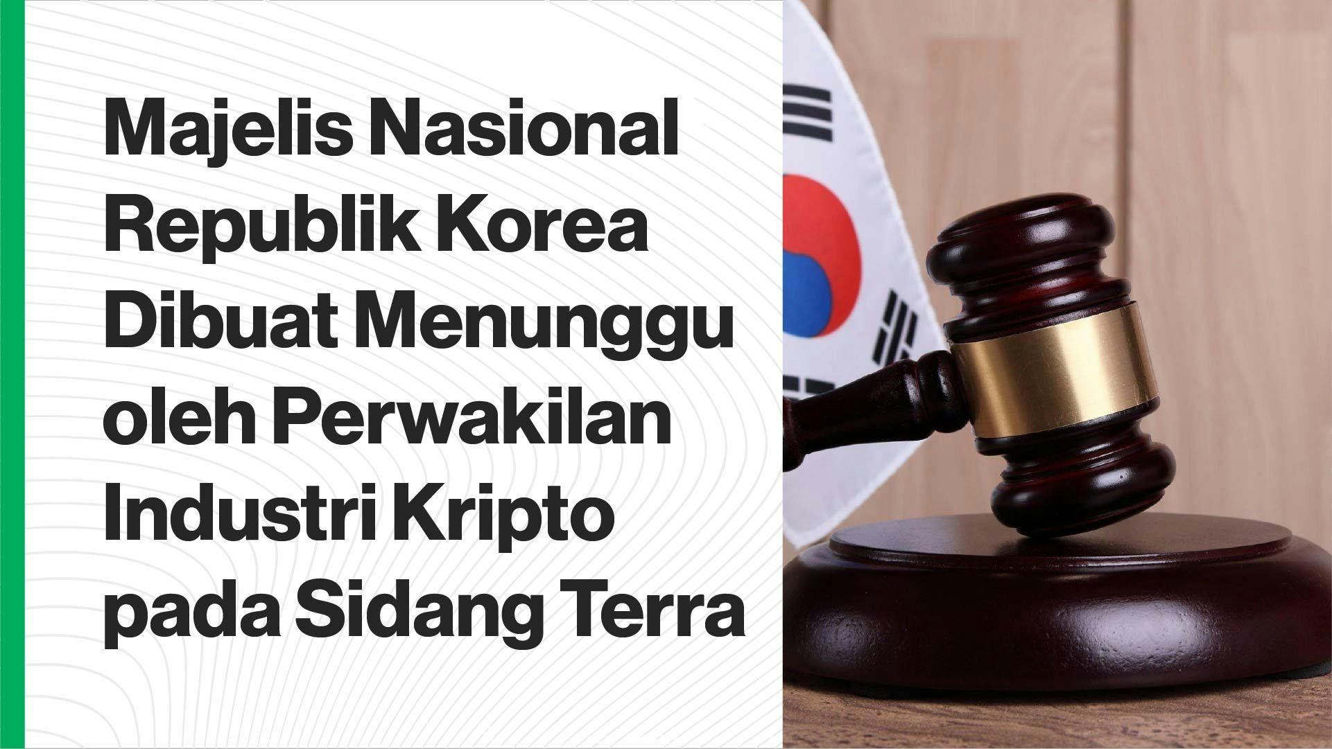 Dua dari lima saksi dari industri kripto yang hadir untuk bersaksi pada sidang Majelis Nasional Republik Korea. (Foto CDI)