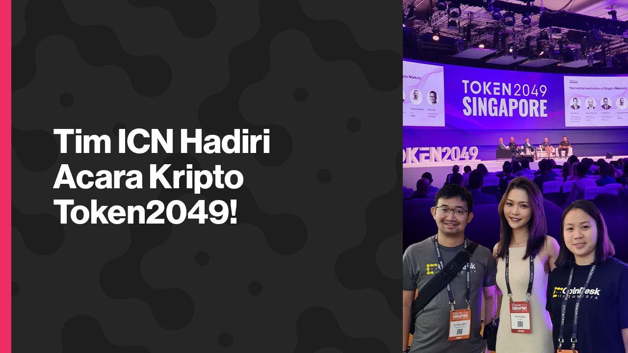Tim ICN menghadiri konferensi kripto tingkat Asia, Token2049, di Singapura. (Foto CDI)